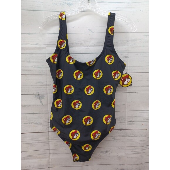 BUC-EE'S Other - Buc-ees Women's X-Small Black Logo Print One Piece Swimsuit Bathing Suit Bucees